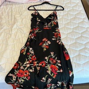 Floral Romper Dress with shorts under